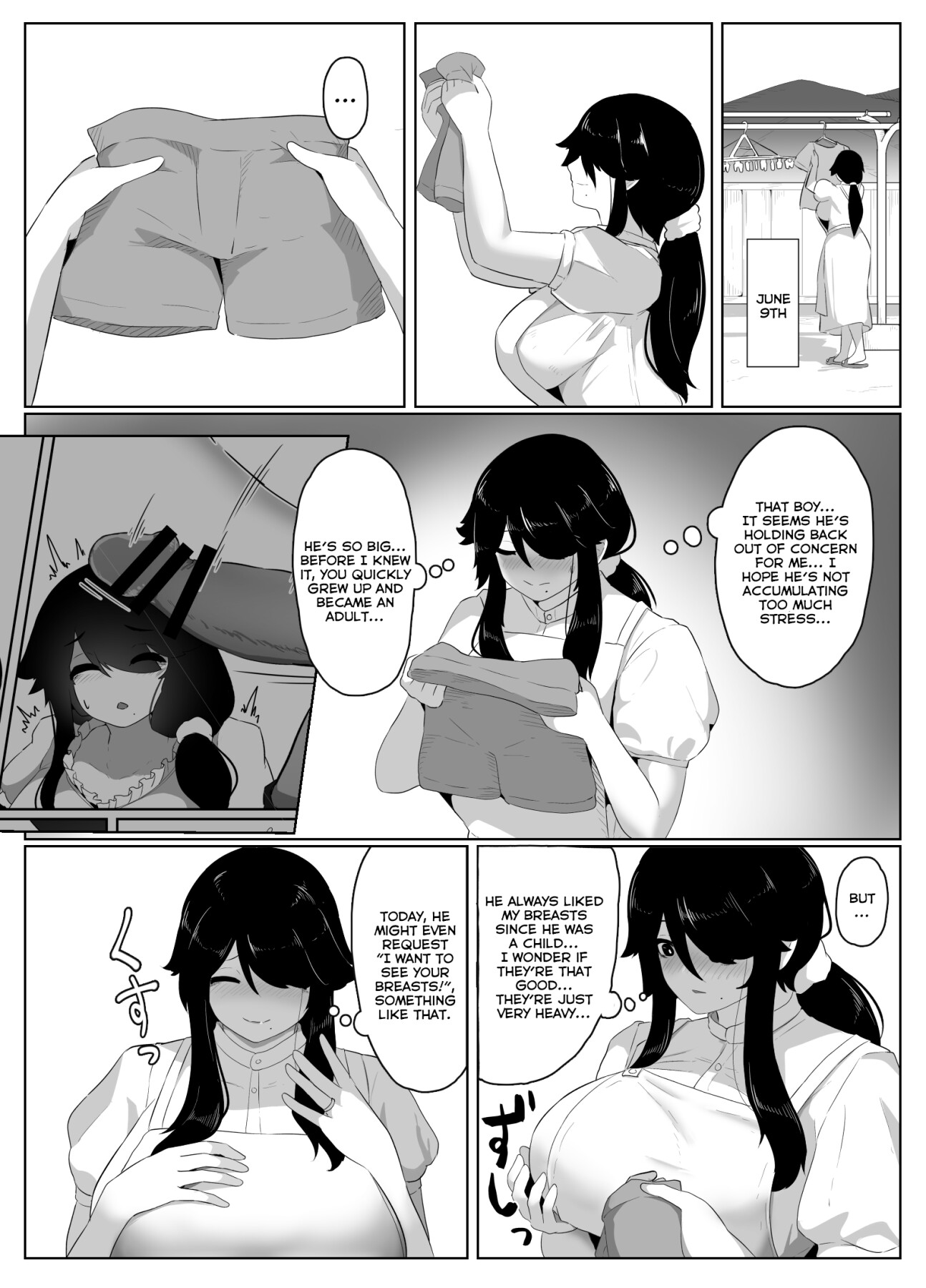 Hentai Manga Comic-Good Night, Mom I-Read-99
